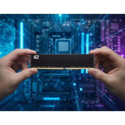Модуль памяти для компьютера DDR4 8GB 2666 MHz 42-Series eXceleram (E-42-001S-08) - Модули памяти для компьютера  - Модули памяти для компьютера 