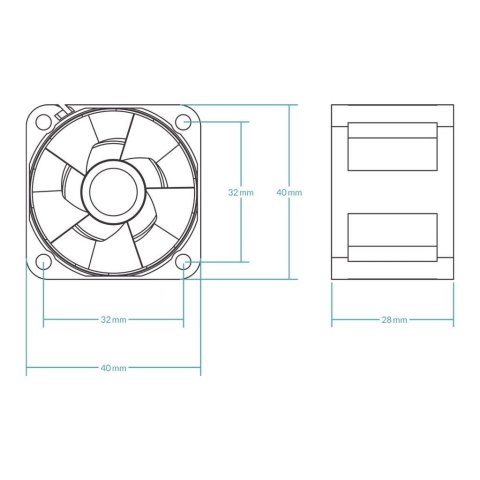 Кулер для корпуса Arctic 40MM/5PCS (ACFAN00273A) - Нулевой остаток (Feed)  - Нулевой остаток (Feed) 