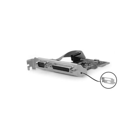 Контроллер Gembird PCIe for COM and LPT low profile (PEX-COMLPT-01) - Нулевой остаток (Feed) - Нулевой остаток (Feed)