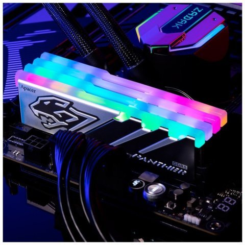 Модуль памяти для компьютера DDR5 32GB (2x16GB) 6000 MHz Panther RGB Apacer (AH5U32G60C5129BAA-2) - Нулевой остаток (Feed)  - Нулевой остаток (Feed) 