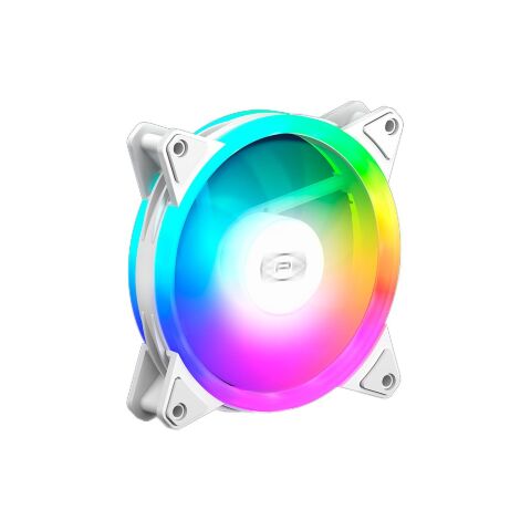 Кулер для корпуса PcCooler F3 T120 ARGB 3 in 1 White - Вентиляторы к корпусам  - Вентиляторы к корпусам 