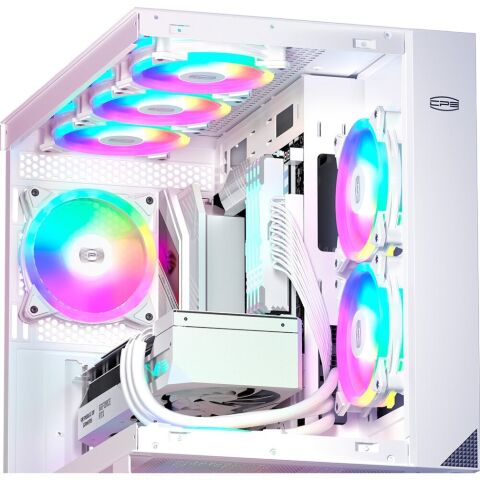 Кулер для корпуса PcCooler F3 T120 ARGB 3 in 1 White - Вентиляторы к корпусам  - Вентиляторы к корпусам 
