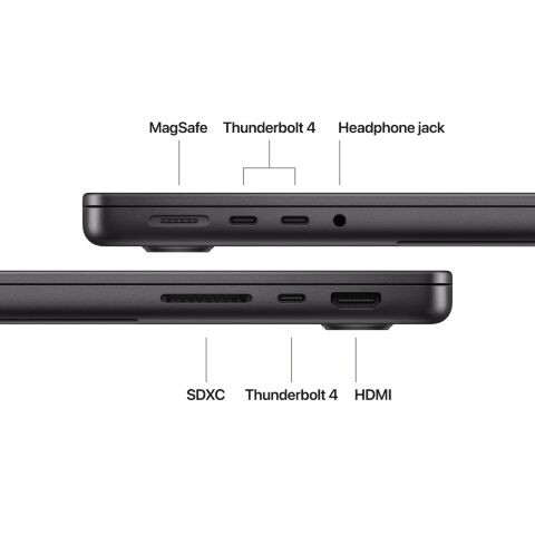 Ноутбук Apple MacBook Pro 14 A3434 M5 Space Black (MDE14UA/A) - Нулевой остаток (Feed)  - Нулевой остаток (Feed) 