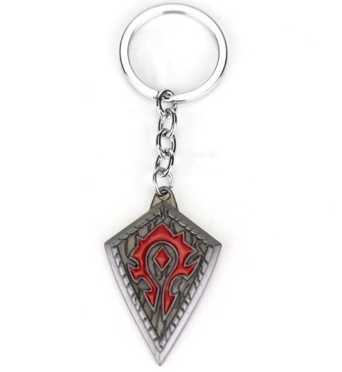 Брелок Horde Орда World of Warcraft Metal silver -   -  