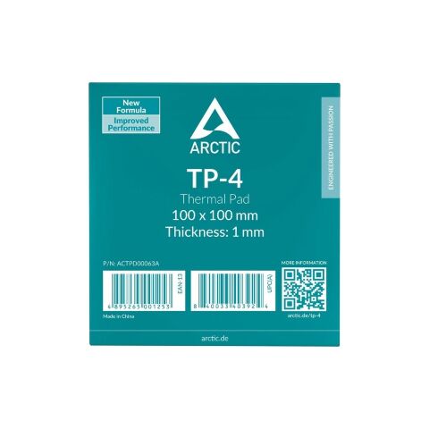 Термопрокладка Arctic 100X100X1.0 (ACTPD00063A) - Акссесуары к системам охлаждения  - Акссесуары к системам охлаждения 
