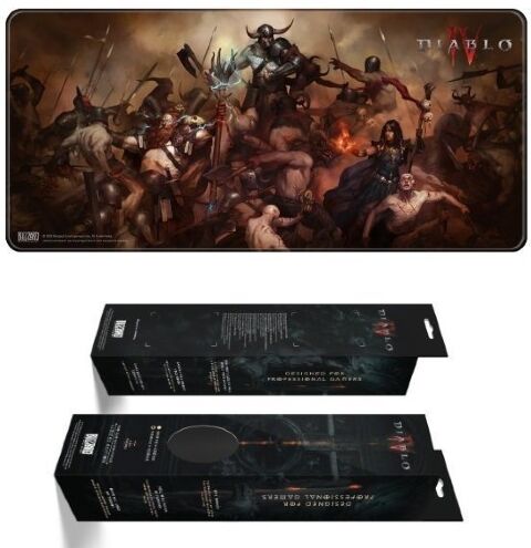 Коврик для мыши игровая поверхность Blizzard DIABLO 4 Heroes (Диабло)  XL (90*42 cm) -   -  