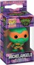 Брелок Funko TMNT Teenage Mutant Ninja Turtles Michelangelo фанко Черепашки ниндзя Микеланджело 4 см.