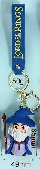 Брелок підвіска на рюкзак Lord of the Rings Gandalf 3D Keychain Backpack Володар кілець Гендальф - -