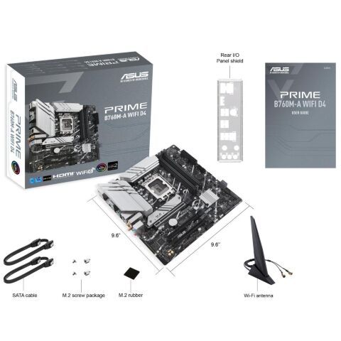 Материнская плата ASUS PRIME B760M-A WIFI D4 - Нулевой остаток (Feed) - Нулевой остаток (Feed)