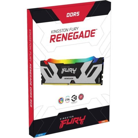 Модуль памяти для компьютера DDR5 32GB (2x16GB) 8000 MHz Renegade RGB XMP Kingston Fury (ex.HyperX) (KF580C38RSAK2-32) - Модули памяти для компьютера  - Модули памяти для компьютера 