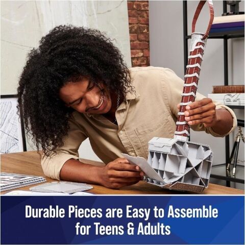 Пазл 4D Build Marvel Thor Mjolnir Hammer puzzle 3D картон Молот Тора Мьольнір 87 шт. -   -  