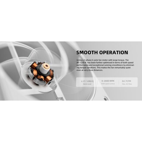 Кулер для корпуса ID-Cooling AF-1230-W - Вентиляторы к корпусам  - Вентиляторы к корпусам 