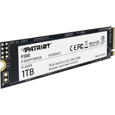 Накопитель SSD M.2 2280 1TB Patriot (P300P1TBM28) - Нулевой остаток (Feed)  - Нулевой остаток (Feed) 