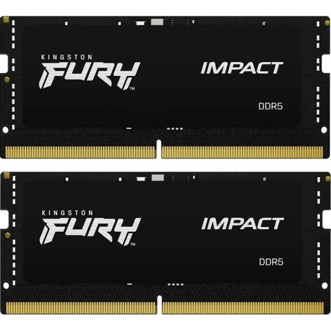 Модуль памяти для ноутбука SoDIMM DDR5 32GB (2x16GB) 4800 MHz Kingston Fury (ex.HyperX) (KF548S38IBK2-32) - Нулевой остаток (Feed)  - Нулевой остаток (Feed) 