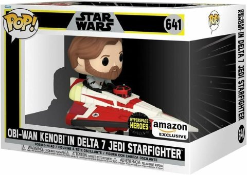 Фигурка Funko Star Wars OBI-Wan Kenobi in Delta 7 Jedi Starfighter фанко Обиван Кеноби Exclusive 641 -   -  