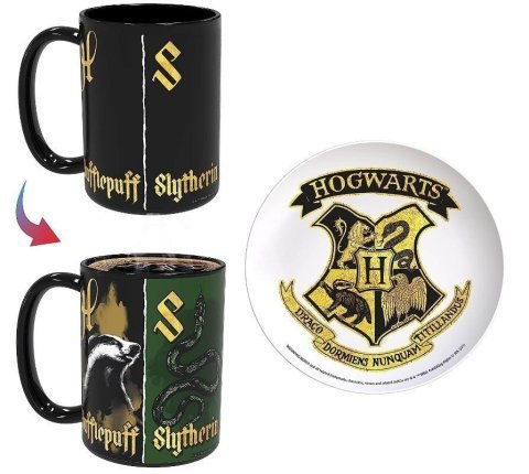 Набор посуды Гарри Поттер Чашка хамелеон + тарелка Harry Potter Changing Mug and Plate Set -   -