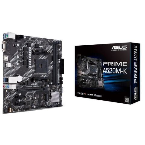 Материнская плата ASUS PRIME A520M-K - Нулевой остаток (Feed) - Нулевой остаток (Feed)