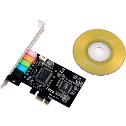 Звуковая плата Manli C-Media 8738 PCI-E 6(5.1) каналов bulk (M-CMI8738-PCI-E) - Звуковые платы  - Звуковые платы 