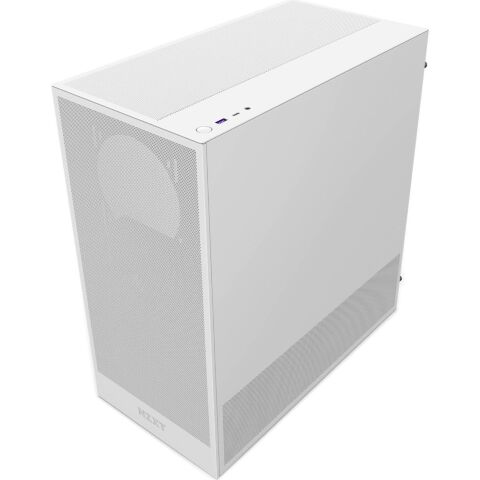 Корпус для ПК NZXT H5 Flow Compact All White (CC-H52FW-01) - Нулевой остаток (Feed)  - Нулевой остаток (Feed) 