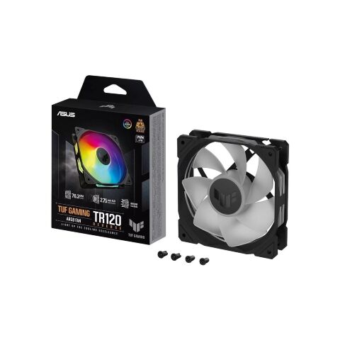 Кулер для корпуса ASUS TUF Gaming TR120 ARGB Reverse Black (90DA00D0-B09000) - Нулевой остаток (Feed)  - Нулевой остаток (Feed) 