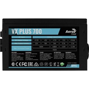 Блок питания AeroCool 700W VX Plus Stealth (ACPN-VS70AEY.12)
