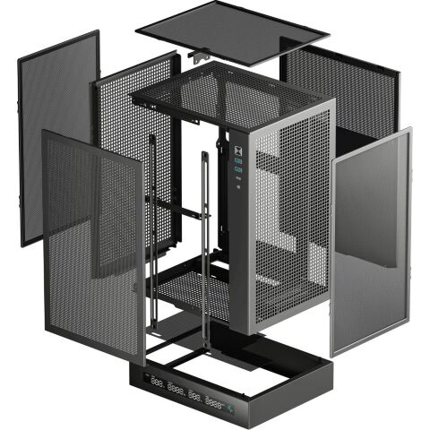 Корпус для ПК Deepcool CH170 Digital Black (R-CH170-BKNPI0D-G-1) - Корпуса  - Корпуса 