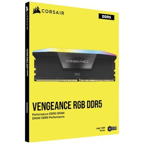 Модуль памяти для компьютера DDR5 64GB (2x32GB) 6000 MHz Vengeance RGB Corsair (CMH64GX5M2B6000C38) - Нулевой остаток (Feed)  - Нулевой остаток (Feed)