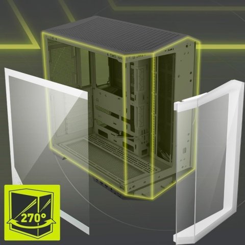 Корпус MSI MAG PANO 100L PZ WHITE - Нулевой остаток (Feed)  - Нулевой остаток (Feed)