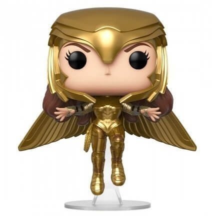 Фигурка Funko DC Wonder Woman Golden Armor flying фанко Чудо женщина 324 - -