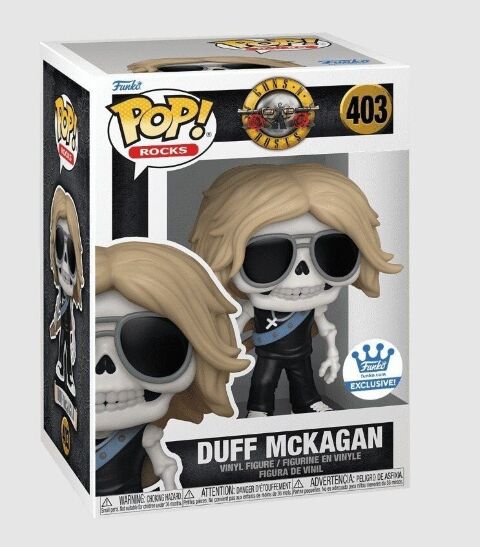 Фігурка Funko Guns N Roses: Duff McKagan (Skeleton) Фанко Дафф МакКеган (Exclusive) 403 - -