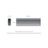 Карман внешний Vention SSD M.2 (NVME) M-key USB Type-C 3.2 10Gbps Heat Sink Aluminum (KPKH0)