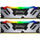 Модуль памяти для компьютера DDR5 96GB (2x48GB) 6400 MHz Renegade RGB XMP Kingston Fury (ex.HyperX) (KF564C32RSAK2-96) - Нулевой остаток (Feed) - Нулевой остаток (Feed)