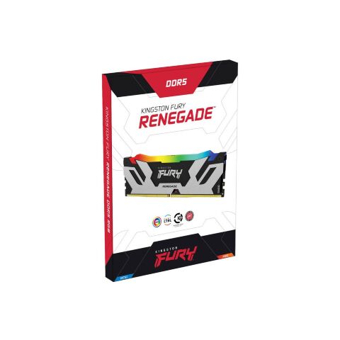 Модуль памяти для компьютера DDR5 96GB (2x48GB) 6400 MHz Renegade RGB XMP Kingston Fury (ex.HyperX) (KF564C32RSAK2-96) - Нулевой остаток (Feed) - Нулевой остаток (Feed)