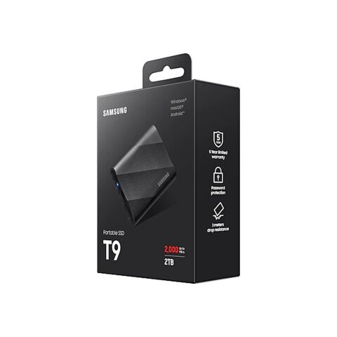 Накопитель SSD USB 3.2 2TB T9 Samsung (MU-PG2T0B/EU) - Нулевой остаток (Feed) - Нулевой остаток (Feed)