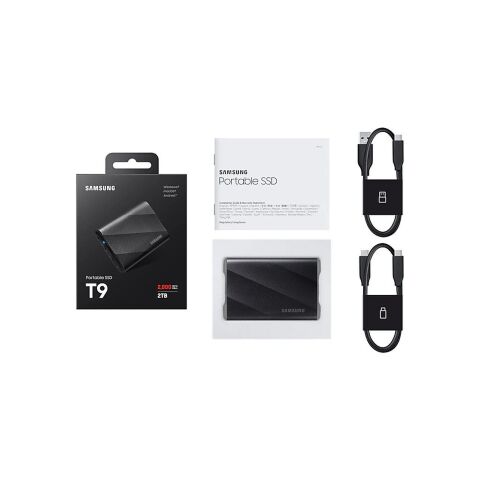 Накопитель SSD USB 3.2 2TB T9 Samsung (MU-PG2T0B/EU) - Нулевой остаток (Feed) - Нулевой остаток (Feed)