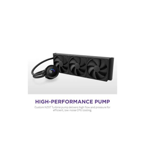 Система жидкостного охлаждения NZXT Kraken Plus V2 360mm AIO liquid cooler w/Displ (RL-KN360-B2) - Нулевой остаток (Feed)  - Нулевой остаток (Feed) 