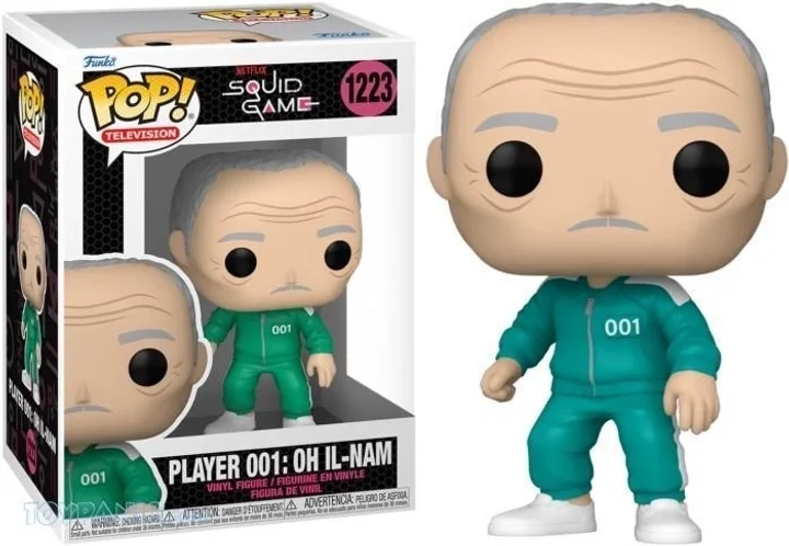 Фигурка Funko Squid Game Player 001:Oh il-NAM Игра в Кальмара Игрок 001 фанко 1223