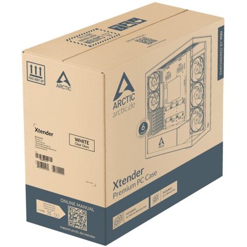 Корпус Arctic XTENDER WHT (ACPCC00014A) - Нулевой остаток (Feed)  - Нулевой остаток (Feed) 