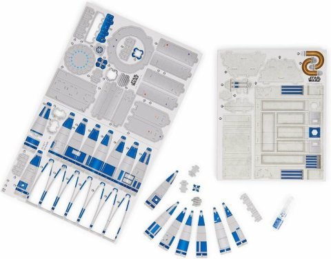 Пазл 4D Build Star Wars R2-D2 puzzle 3D картон Звёздные войны Р2-Д2 201 шт. -   -  
