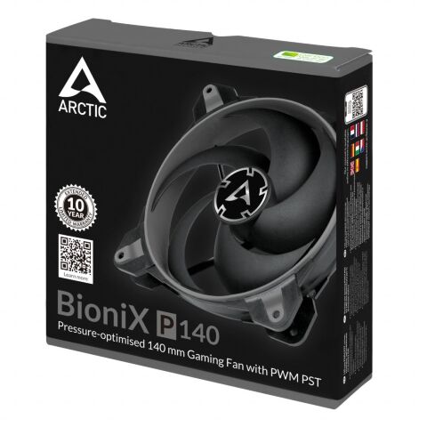 Кулер для корпуса Arctic BioniX P140 Grey (ACFAN00159A) - Нулевой остаток (Feed)  - Нулевой остаток (Feed) 