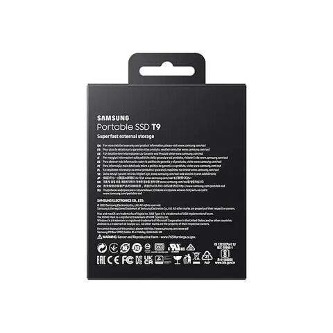 Накопитель SSD USB 3.2 4TB T9 Samsung (MU-PG4T0B/EU) - Нулевой остаток (Feed)  - Нулевой остаток (Feed) 