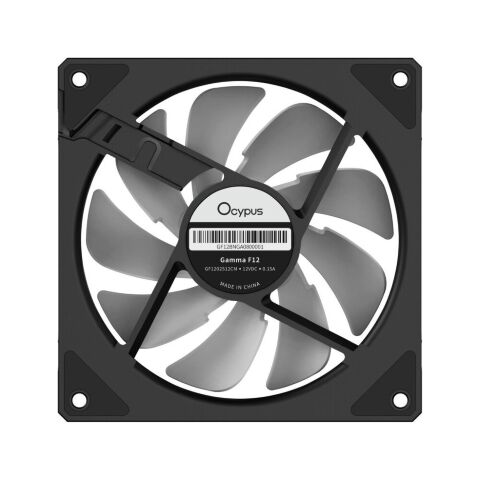Кулер для корпуса OCYPUS GAMMA F12 BK ARGB (GAMMA-F12-BK1AM00X-GL) - Нулевой остаток (Feed)  - Нулевой остаток (Feed) 