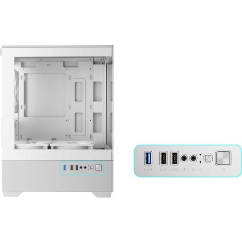 Корпус Gamdias AURA GC9M ARGB WH (4711514502534) - Нулевой остаток (Feed)  - Нулевой остаток (Feed)