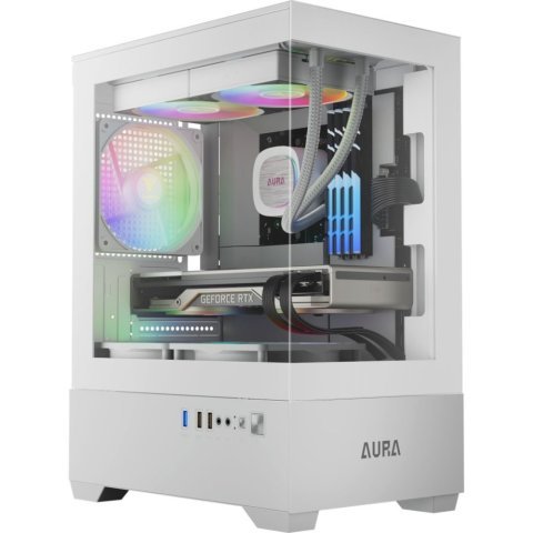 Корпус Gamdias AURA GC9M ARGB WH (4711514502534) - Нулевой остаток (Feed)  - Нулевой остаток (Feed)