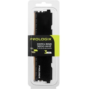 Модуль памяти для компьютера DDR4 8GB 3200 MHz Black Prologix (PRO8GB3200B4)
