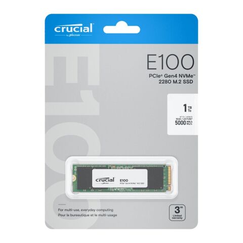 Накопитель SSD M.2 2280 1TB E100 Micron (CT1000E100SSD8) - Нулевой остаток (Feed) - Нулевой остаток (Feed)