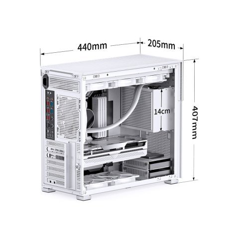 Корпус JONSBO D41 MESH SC White - Нулевой остаток (Feed)  - Нулевой остаток (Feed)