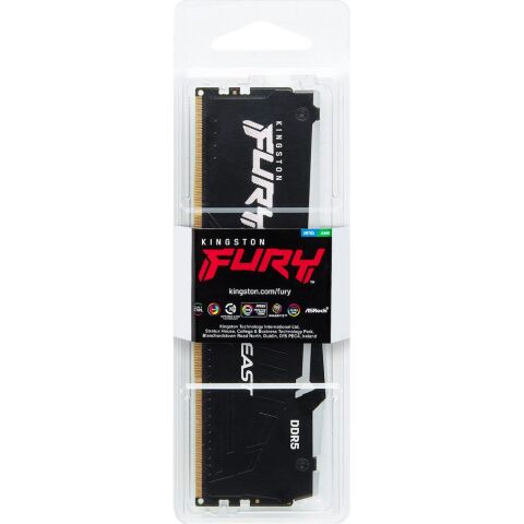 Модуль памяти для компьютера DDR5 32GB 6000 MHz Beast RGB EXPO Black Kingston Fury (ex.HyperX) (KF560C36BBE2A-32) - Нулевой остаток (Feed)  - Нулевой остаток (Feed) 