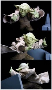 Фигурка Kotobukiya Star Wars Yoda Vs Emperor Palpatine Звёздные войны Йода Император Палпатин 37 см.