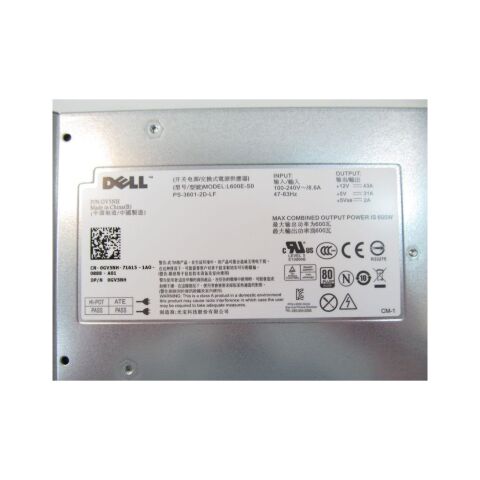 Блок питания Dell 600W H600E-S0, PS-3601-2D-LF T307M REF (# GV5NH/REF #) - Блоки питания  - Блоки питания 